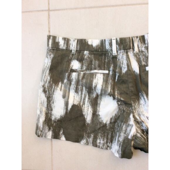 Khakis by Gap Summer Shorts Multicolor Print Mid Rise Stretch - Picture 6 of 8